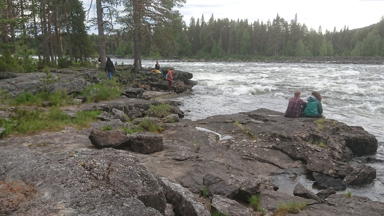 Studenter vid Vindelälven
