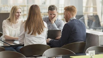 grupp med människor