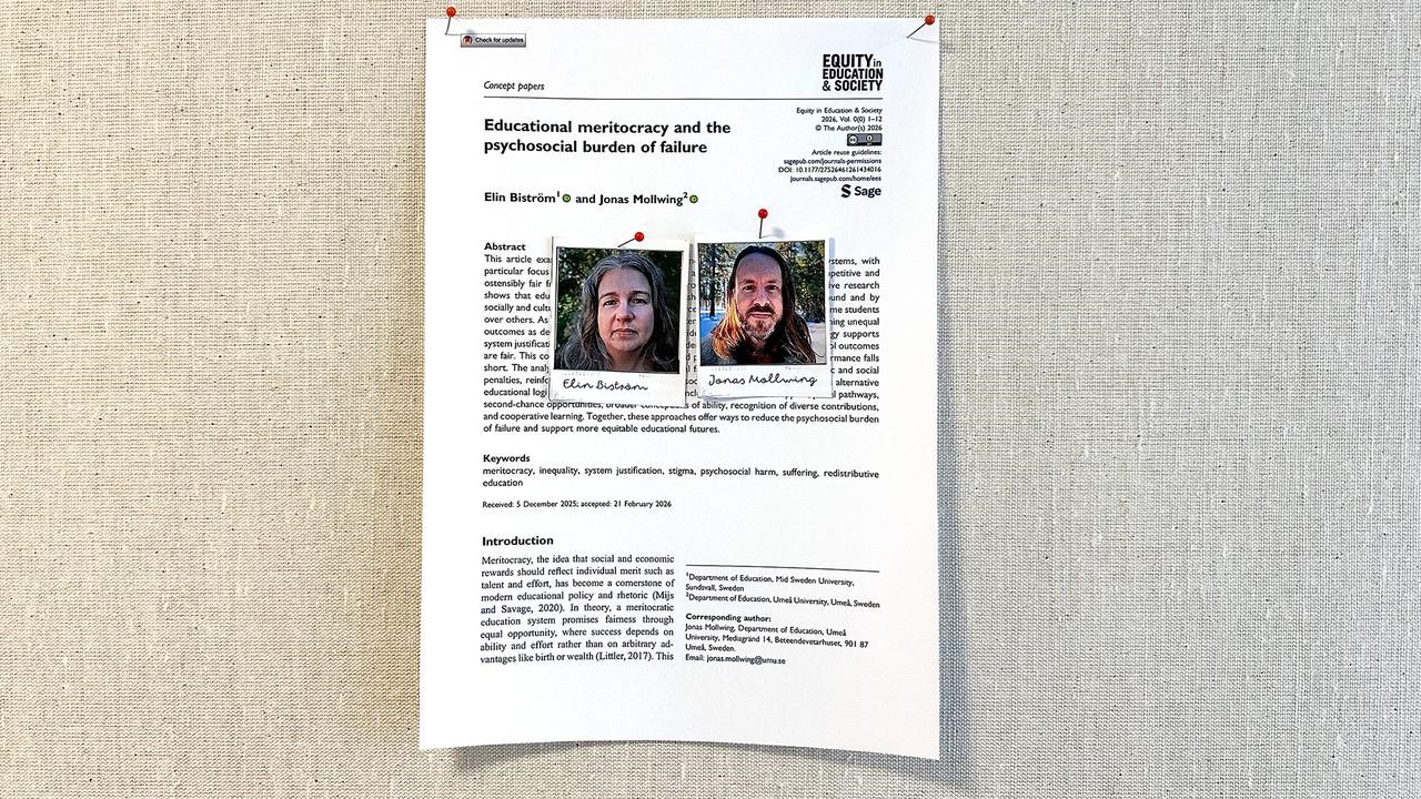 Artikel p&aring; anslagstavla