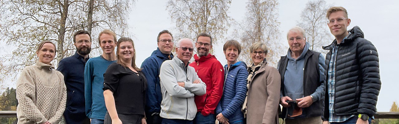 Gruppbild av forskargruppen VECTOR vid möte i Skeppsvik.