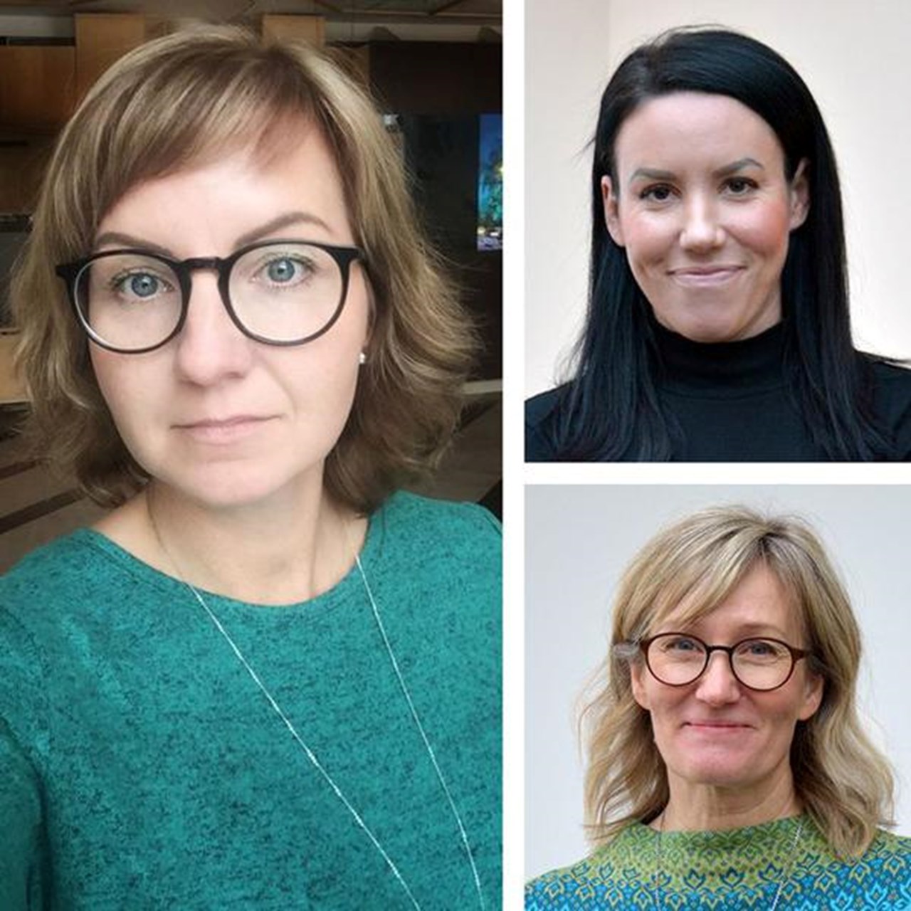 Maria Lindfors, Fanny Pettersson och Annika Wiklund-Engblom