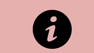 Icon with an i to illustrate information.