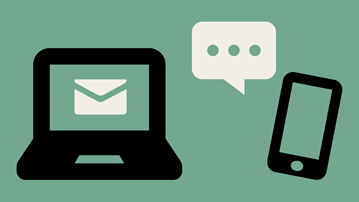 Symboler på olika kontakvägar