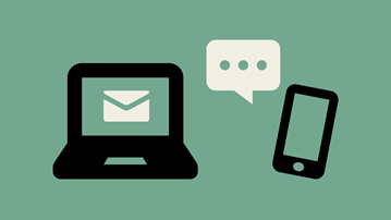 Symboler på olika kontakvägar