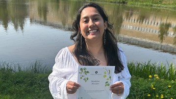 Portrait of a young student