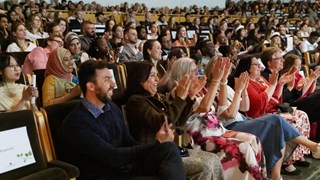 audience at a graduation ceremony