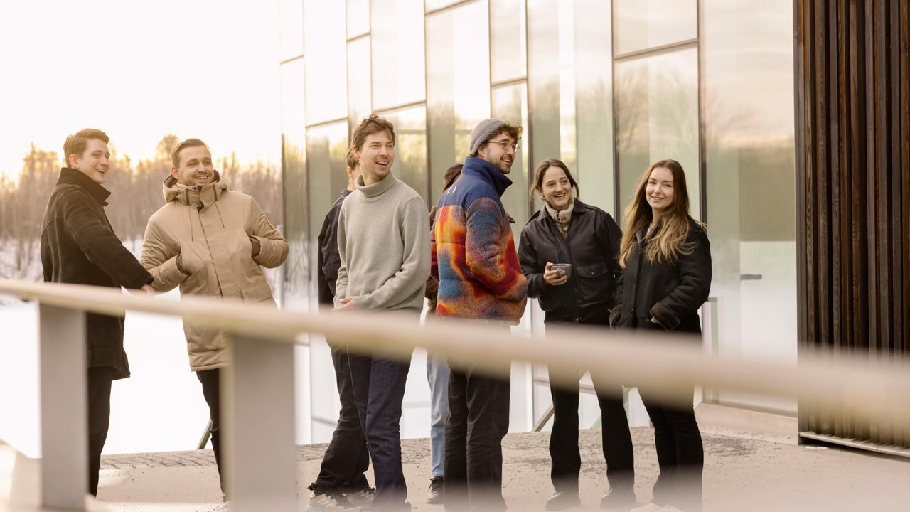 Students at UID outside