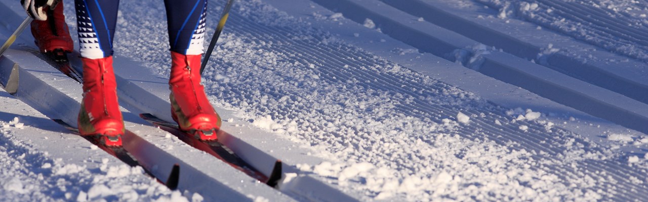 Bild på skidåkare