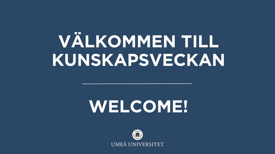 Film: Kunskapsveckan 2025 – dag 1