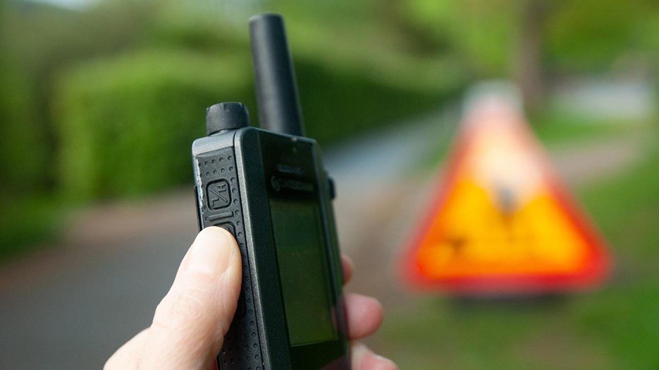 Handhållen kommunikationsenheten för Rakelsystemet