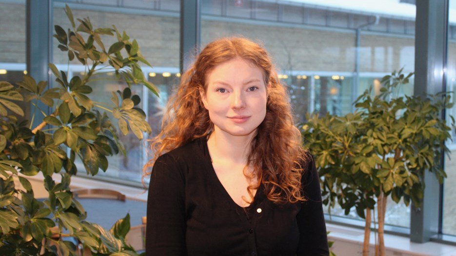Porträttbild av Emma Andersdotter Svensson, doktorand på Institutionen för matematik och matematisk statistik
