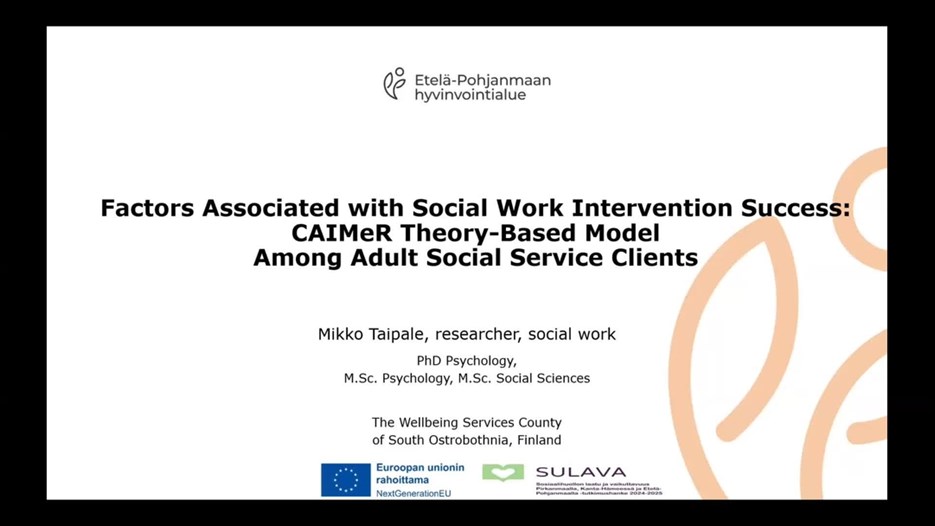 Film: UCER-seminarium med Mikko Taipale