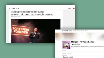 Screenshots från webplatser