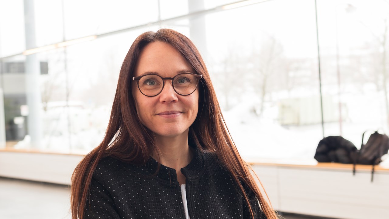 Porträtt på Cecilia Frank.