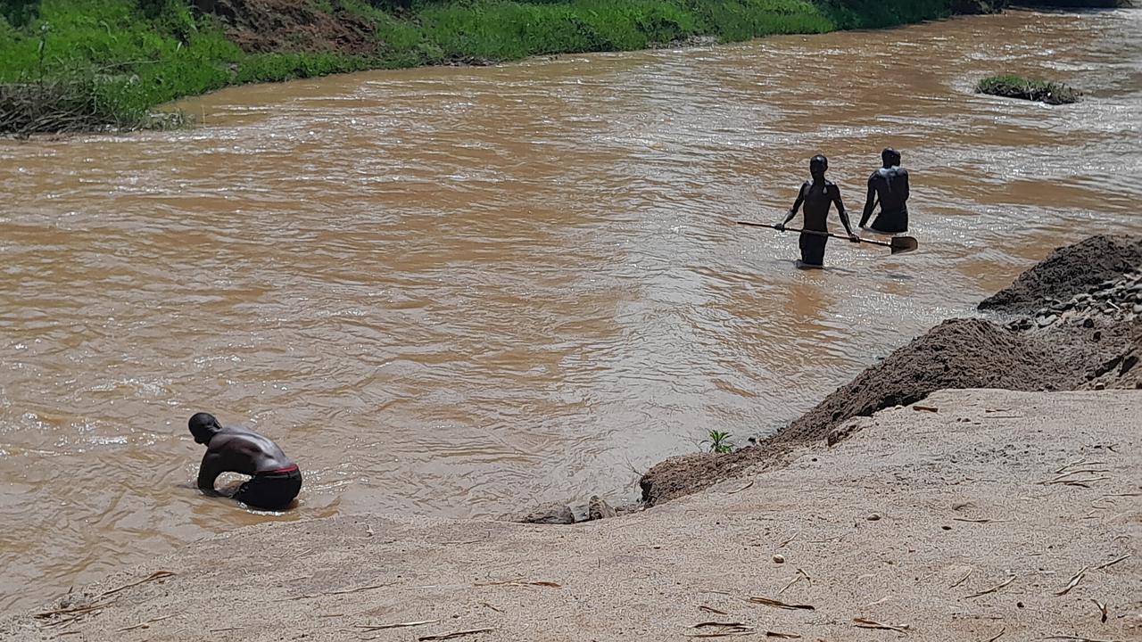 Bild på flod i Rwanda
