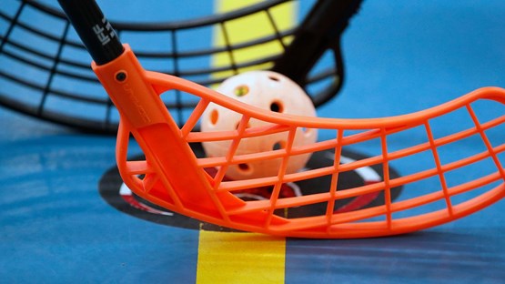 närbild tekning innebandy