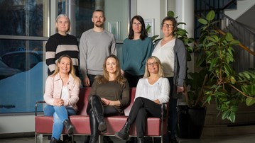 Gruppbild av nätverket FAMN; Folkhälsa och Akademisk Miljö i Norrbotten.