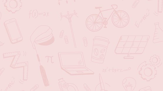 Mönster med symboler för ingenjörsyrket och ingenjörsstudier