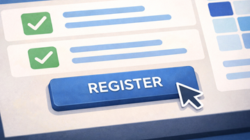 bllå anmälan knapp på skärm