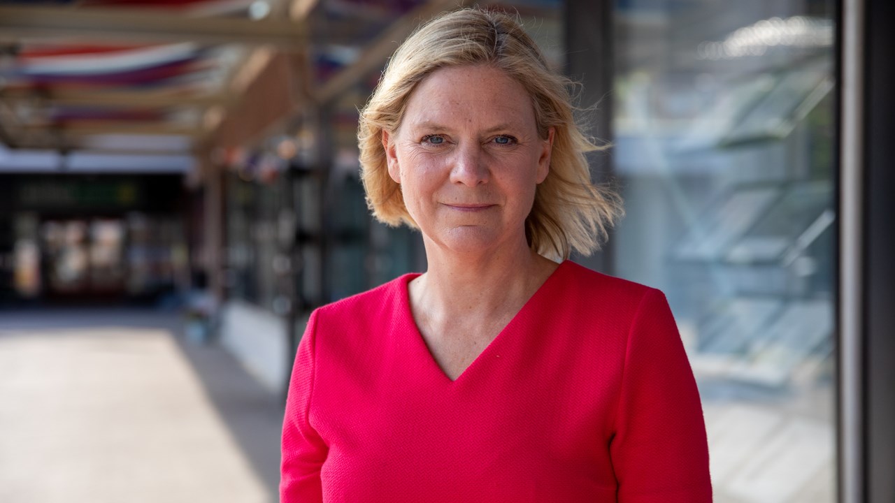 Porträttbild av Magdalena Andersson (S).
