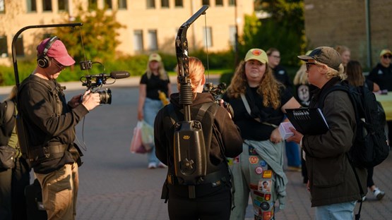 Båtrace UMPE (umeå pedagogerna) vid Campusdammen