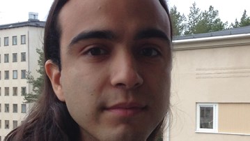 David Flores läser på röntgensjuksköterskeprogrammet