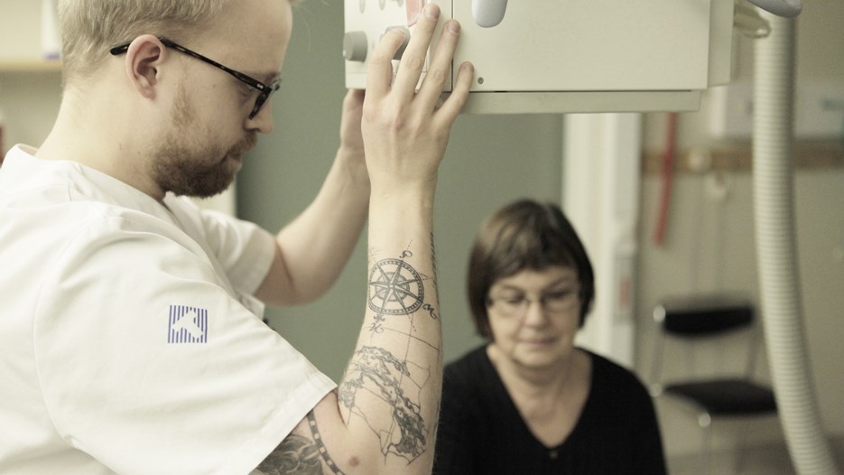 Röntgen av en handled