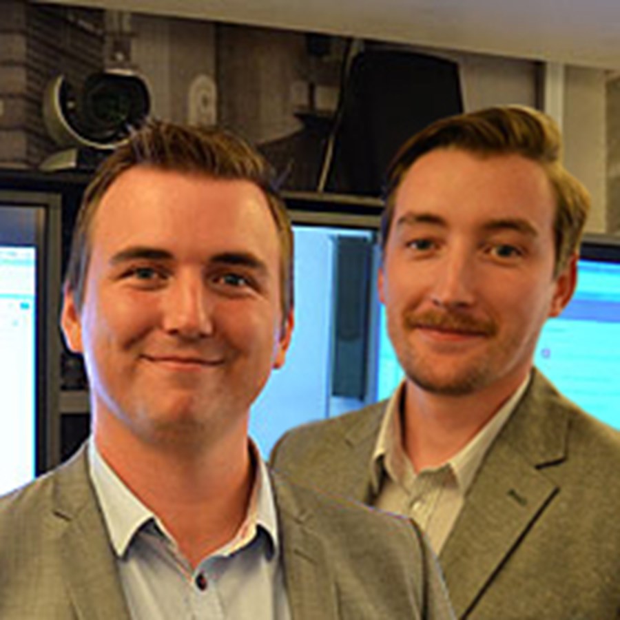 Bild på Robert Eliasson och Tobias Viklund
