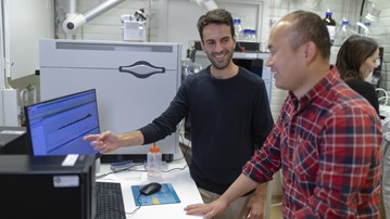 Länk till sida med forskarporträtt