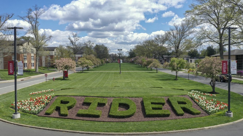 Images of Rider University campus