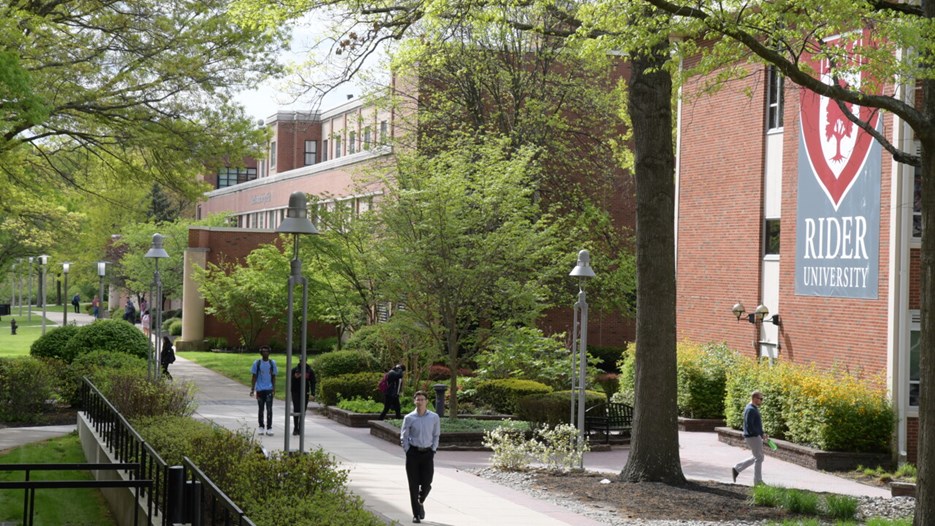 Images of Rider University campus