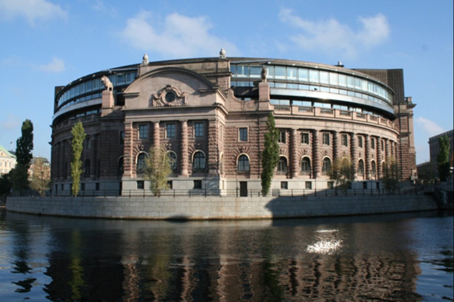 The house of parliament, Stockholm, Sweden.