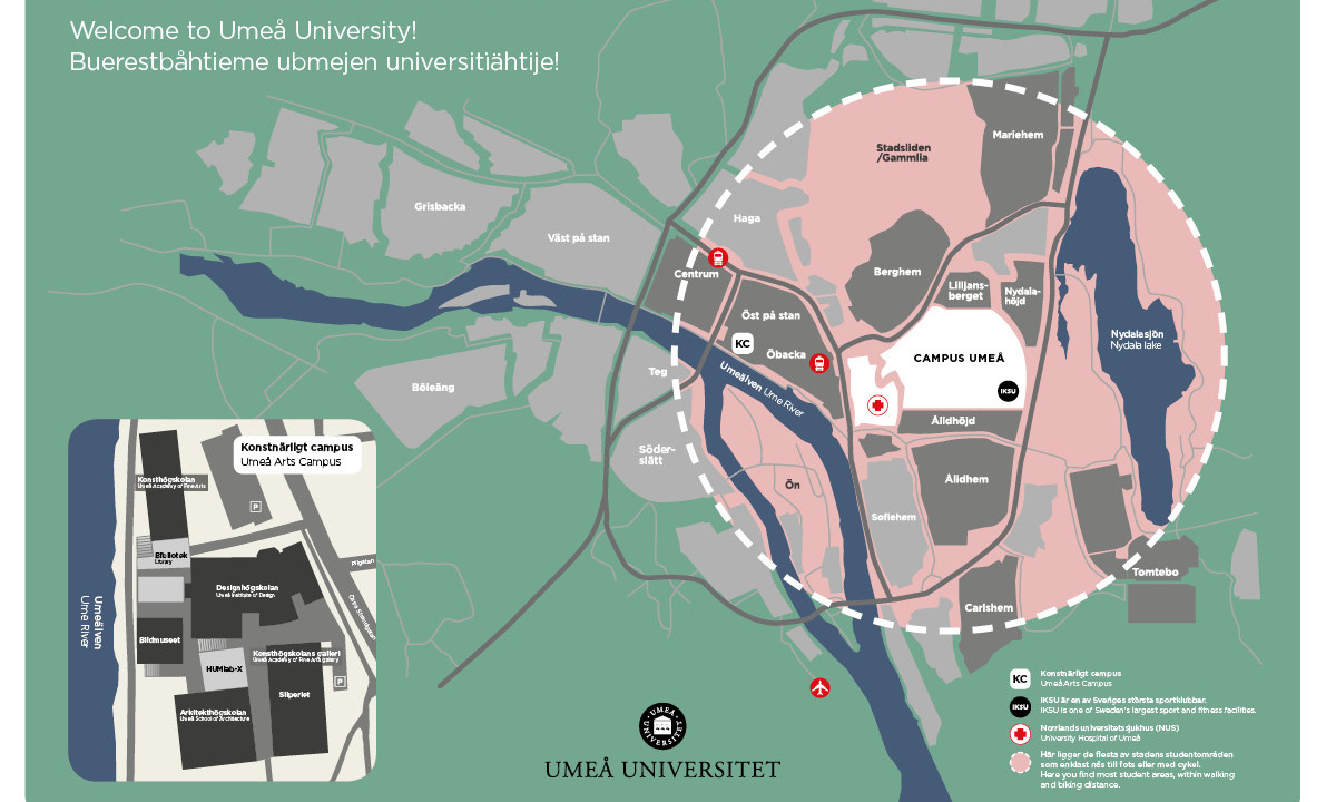 Karta Campus Umeå | Karta