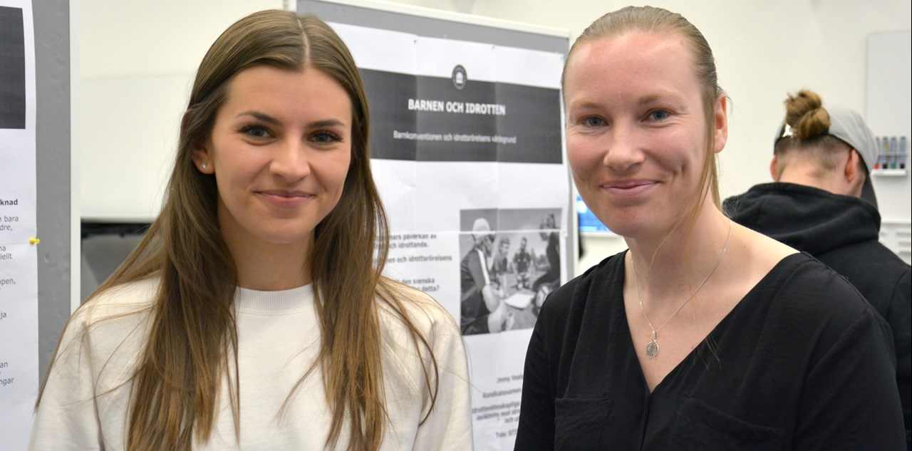 Studenter på Idrottsvetenskapliga programmet