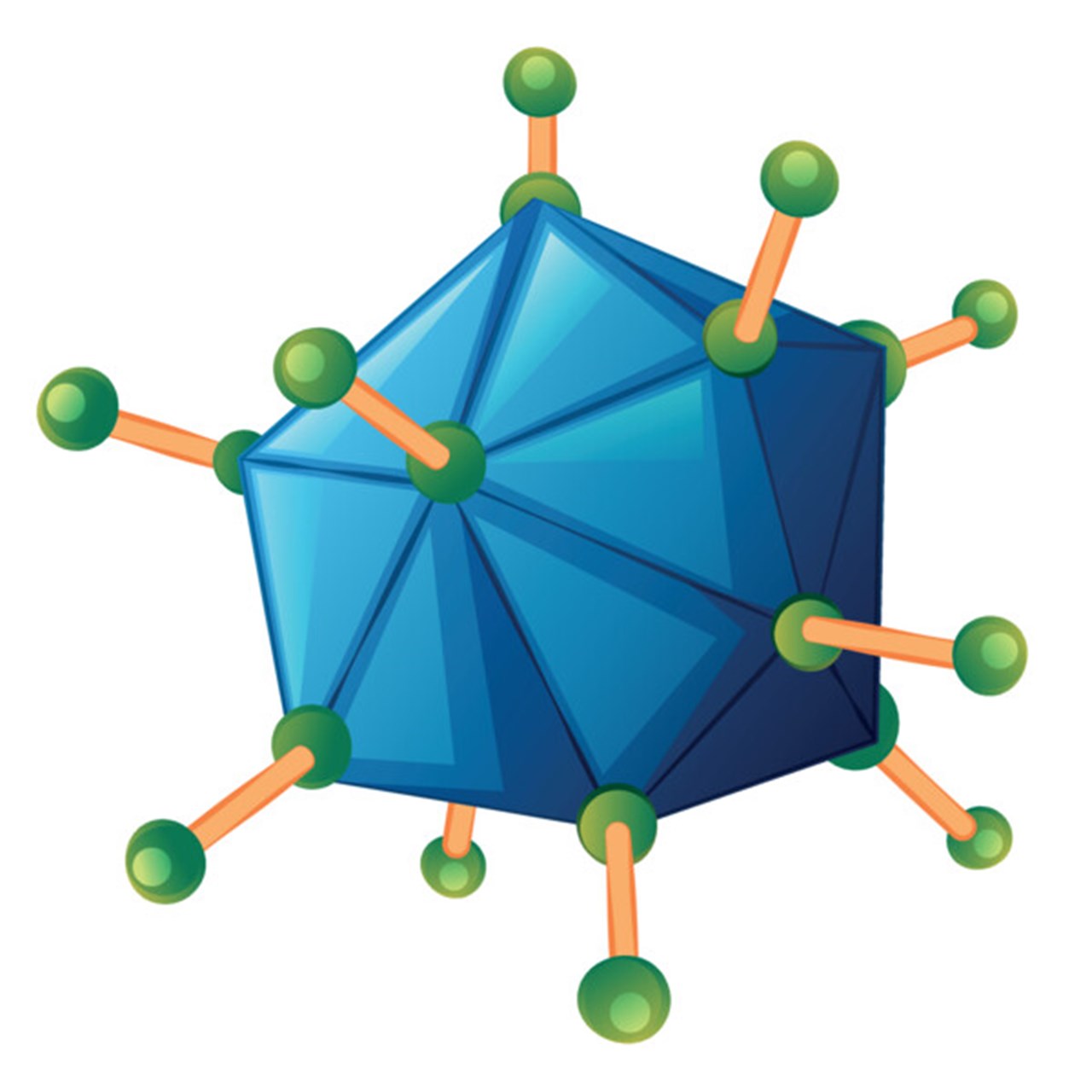 Illustration på adenovirus.