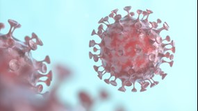 Närbild på Coronavirus