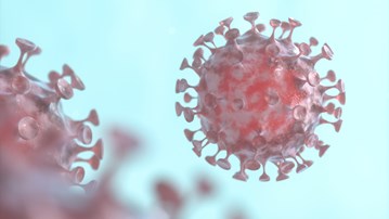 Närbild på Coronavirus