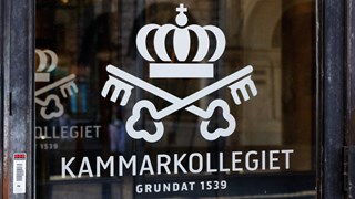 The sign at Kammarkollegiet