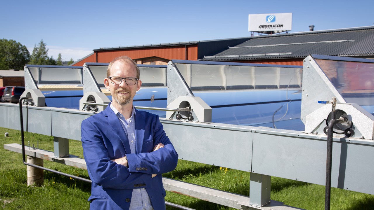 Joakim Byström, vd Absolicon Solar Collector AB