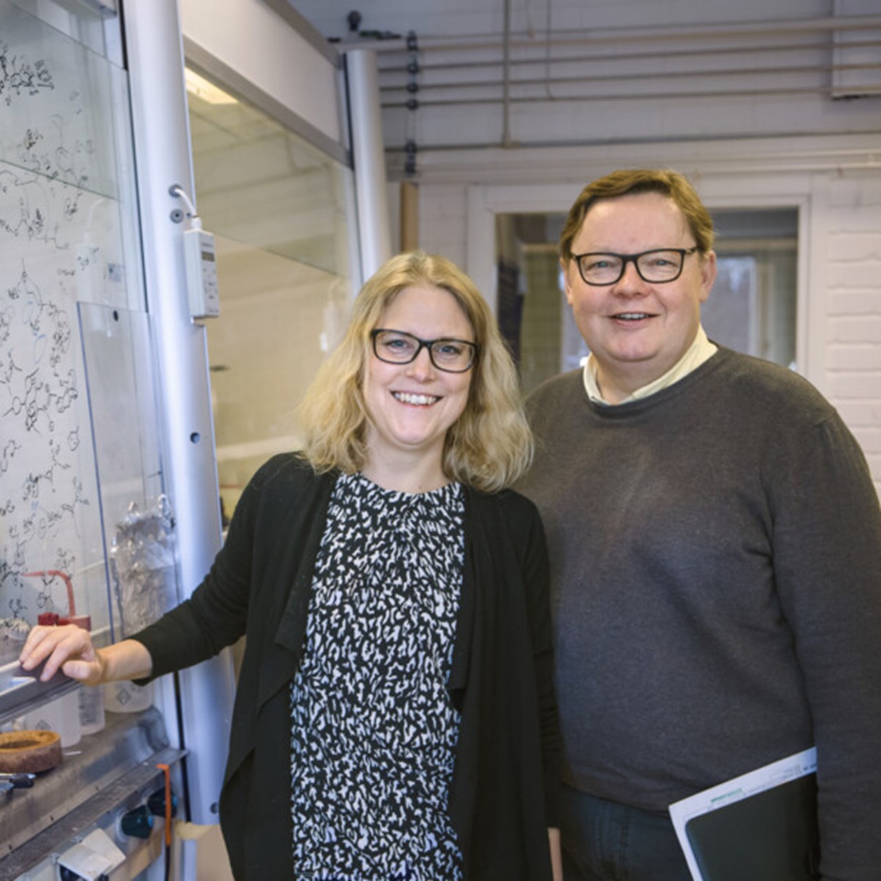 Anna Linusson Jonsson, föreståndare för Företagsforskarskolan och Benkt Wiklund, samordnare vid Externa relationer. Båda Umeå universitet.