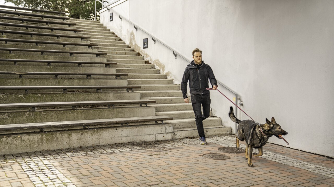 Anton Burlin som läser till sjuksköterska på distans i Skellefteå