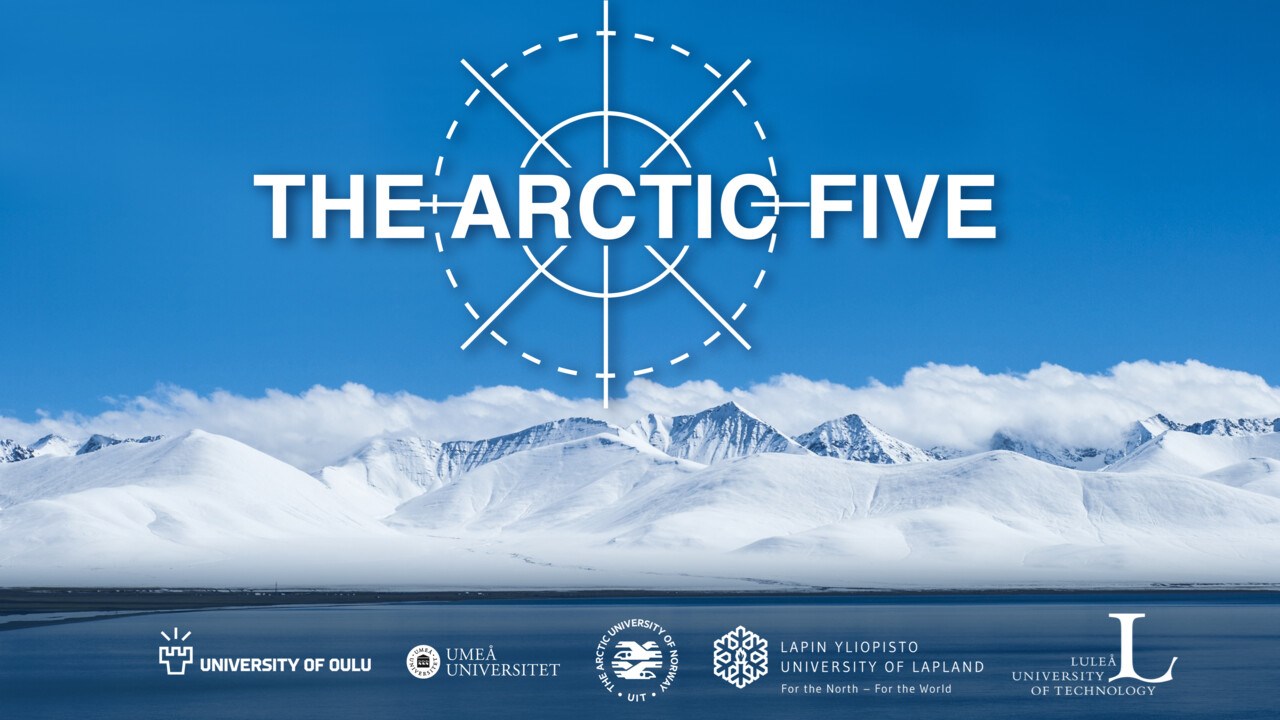 The Arctic Five with logotypes