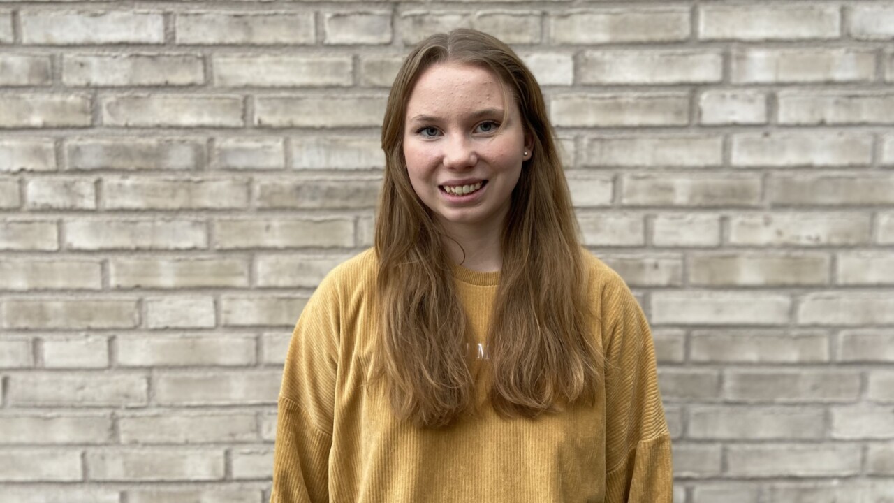 Porträtt på Astrid Norstedt, civilingenjörsstudent i interaktion och design