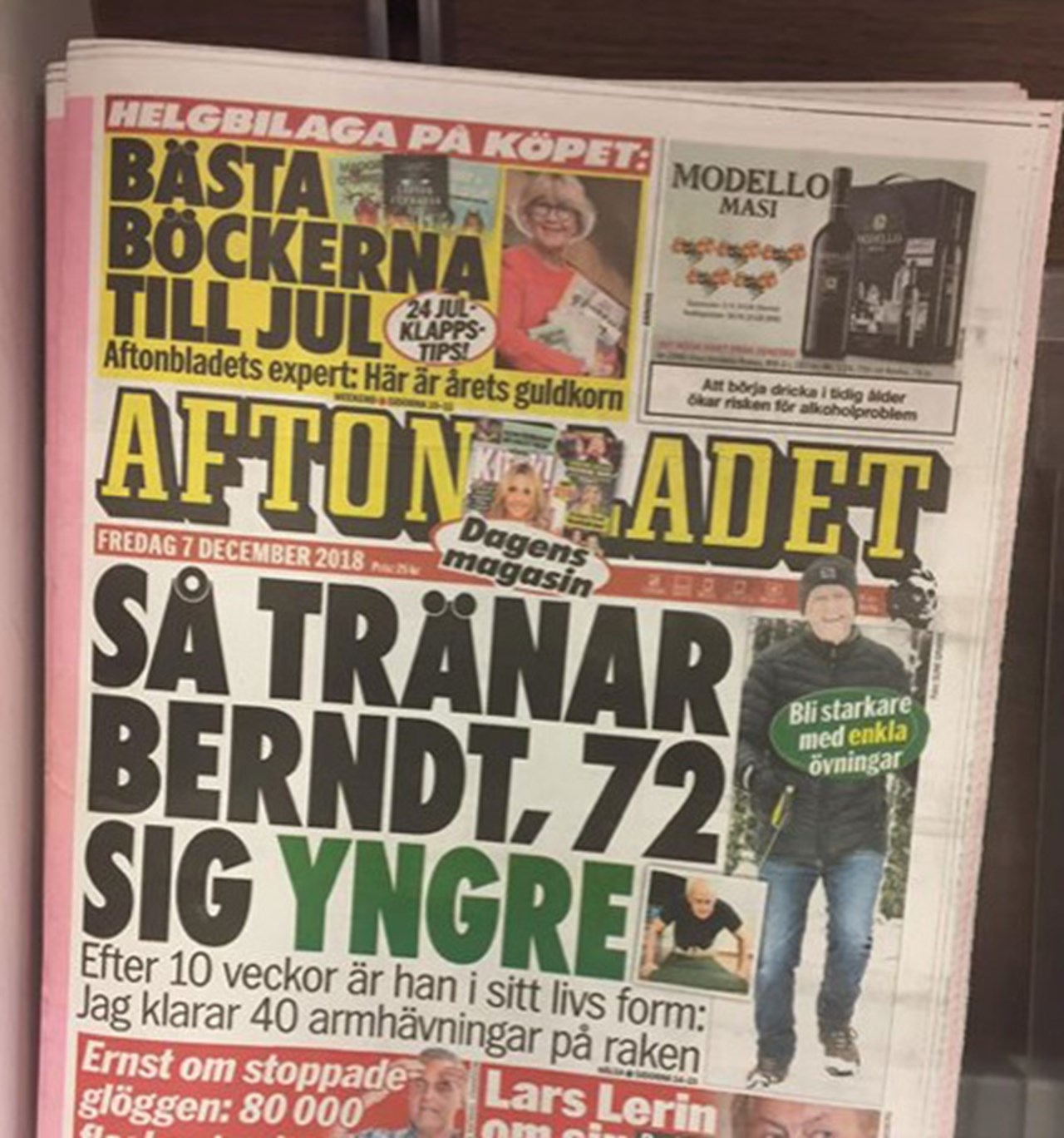 Bild på framsida av Aftonbladet