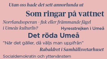 Kapitlen i Tidskriften Västerbotten: Det röda Umeå
