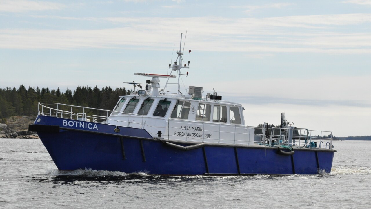 The research vessel Botnica