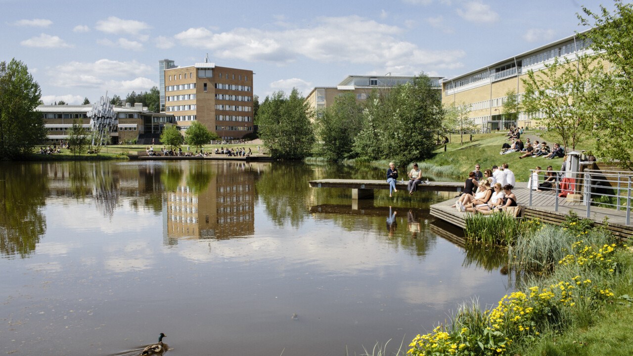 Bild på studenter