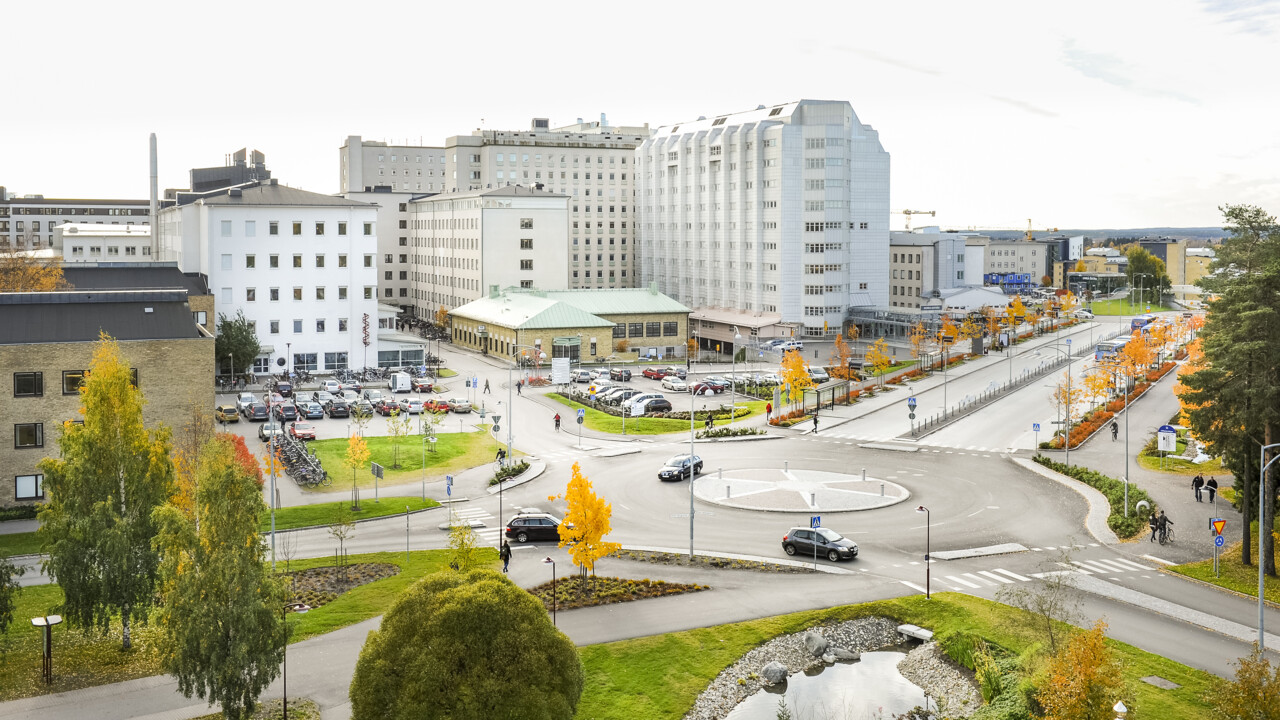 Karta över Norrlands universitetssjukhus – NUS