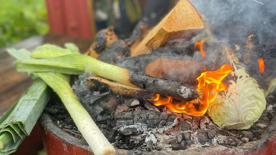 Caveman cooking