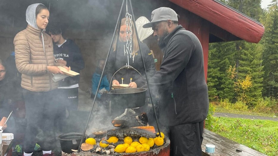 Caveman cooking